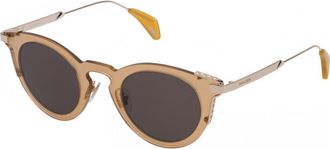 Police Womens SPL624 46 460300 Sunglasses - Brown - One Size