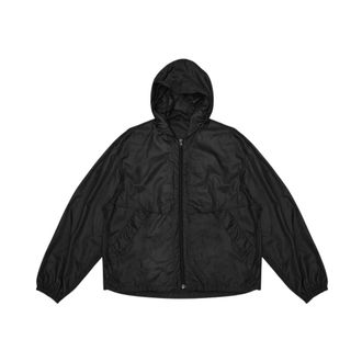 Christophe Lemaire Windbreaker - Heren - Zomerjassen - Zwart - L - Nylon - Jassen