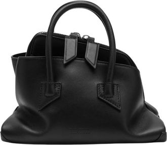 The Attico La Passeggiata Mini - Dames - Handtassen - Zwart - ONE Size - Leer - Tassen