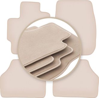 OEM Alfombrillas Premium Beige Para: Mazda Premacy I Monovolumen 1999-2005