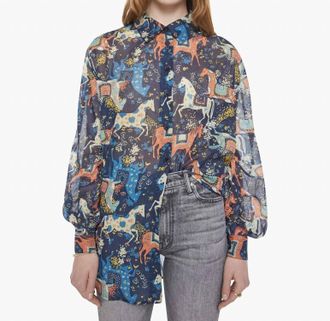 Mother The Veil Blouse In Multi