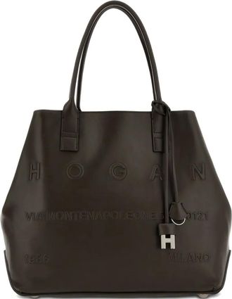 Hogan Borsa tote Address - Marrone