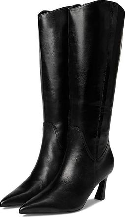 Naturalizer Emily Knee High Boots Womens Boots Black Leather : 8.5 W (C)
