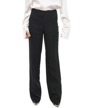 Ferragamo Pleated High-Waist Pant