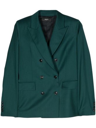 Amiri DB wool blazer - Green