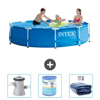 Intex Piscina Con Estructura Redonda - 305x76 Cm - 6-piezas S21328