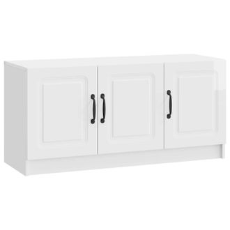 vidaXL Mueble De Tv Brillante 99 X 34,5 X 47 Cm Madera De Ingenier&iacute;a Vidaxl