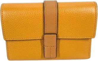 Loewe Pre-owned Portemonnee (drievoudig) - Dames - Vintage Accessoires - Bruin - ONE Size - Leer - Vintage