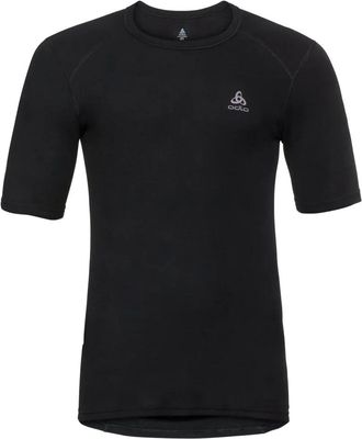 Odlo short-sleeve base-layer T-shirt - men - Polyester - S - Black