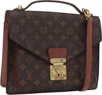 Louis Vuitton Borsa a mano Monogram Canvas Pre-owned - - Pre-owned - Donna - Marrone - ONE SIZE