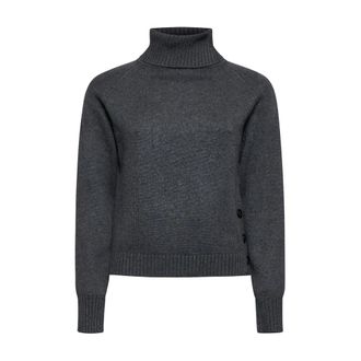 Silvian Heach Essenti&euml;le Turtleneck Trui - Dames - Coltruien - Grijs - 2XS - Wol - Truien & Vesten