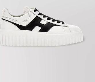 Hogan leather logo-detail low-top sneakers