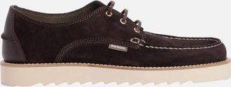 Barbour Mens Barbour Aydon Derby Shoes BR35 Dark Brown - Size: 10