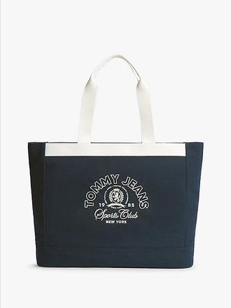 Tommy Hilfiger Logo Embroidery Tote Bag