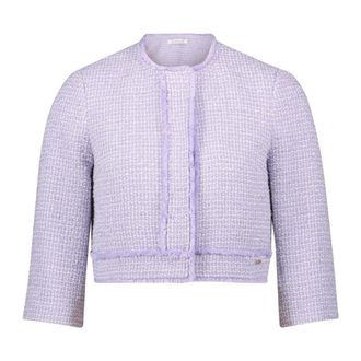 Betty & Co Dames, Jassen, Paars, Maat: 2XL Leer