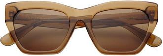 Freyrs Eyewear Gia Cat Eye Sunglasses in Brown at Nordstrom