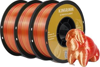 OEM Filamento Pla De Seda Bicolor, 1,75 Mm De Di&aacute;metro, 3 Kg De Peso Por Paquete