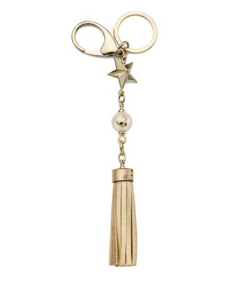 Jimmy Choo London star-tassel keyring - Gold
