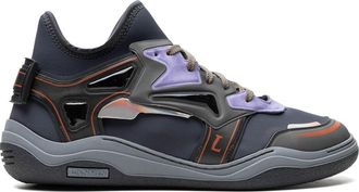 Lanvin neoprene diving sneakers - men - Rubber/Lambskin/Polyamide/Calf Leather/Elastane - 8 - Grey