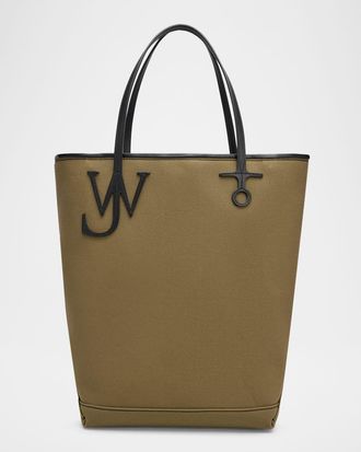 J.W.Anderson Anchor Tall Cotton Canvas Tote Bag