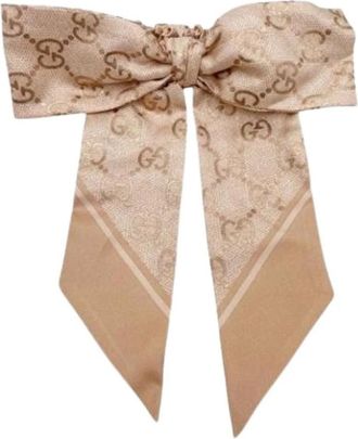 Gucci Pre-owned Scrunchie - - Pre-owned - Donna - Beige - ONE SIZE