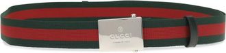 Gucci Multicolor Stripes Buckle Belt