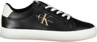 Calvin Klein Monogram Low Top Sneaker - Dames - Sneakers - Zwart - 40 EU - Schoenen