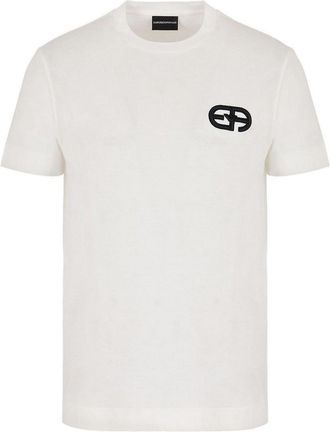Emporio Armani Logo Cotton Blend T-Shirt