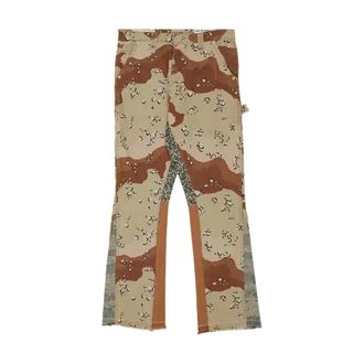 Gallery Dept. Camo La Flare Broek - Heren - Broeken - Beige - Maat: W31 L32 Katoen