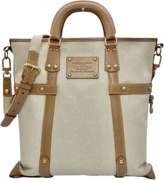 Louis Vuitton Pre-owned Tote Bags, female, Beige, Size: ONE SIZE Pre-owned Vintage Tote Bag
