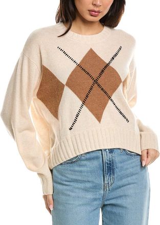 Brodie Relaxed Argyle Cashmere Sweater
