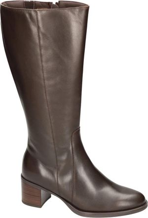 PieSanto 265450 Laars met hak - Dames - Laarzen met Hak - Bruin - 39 EU - Leer - Schoenen