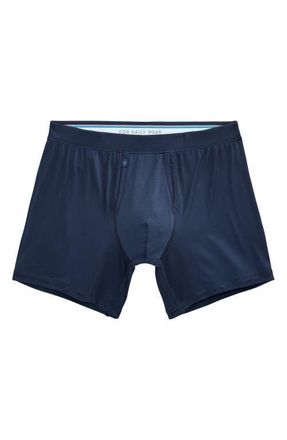 Mack Weldon SILVER HD Micromodal Boxer Briefs in True Navy at Nordstrom, Size X-Large