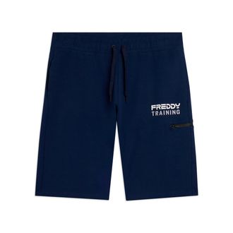 Freddy Shorts con stampa TRAINING e tasca zip