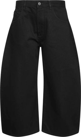 The Attico Balloon Cropped Jeans - Dames - Loose Fit Jeans - Zwart - W27 - Katoen - Jeans