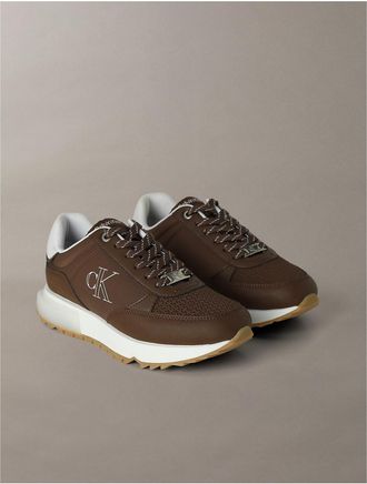 Calvin Klein Womens Womens Melidee Runner Sneaker - Brown - 8.5