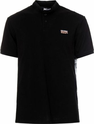 Just Cavalli T-shirts en Polos - Heren - Polos - Zwart - XL - Tops