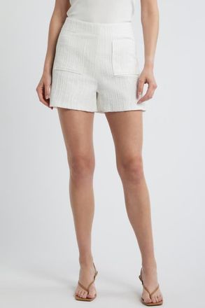 Boss Orange by Hugo Boss Torgela Shorts in White at Nordstrom, Size 18