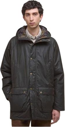 Barbour Parkas - Heren - Parka Jassen - Groen - L - Katoen - Jassen