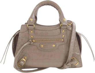 Balenciaga Pre-owned Handbags, female, Brown, Size: ONE SIZE Pre-owned Vintage Handbag