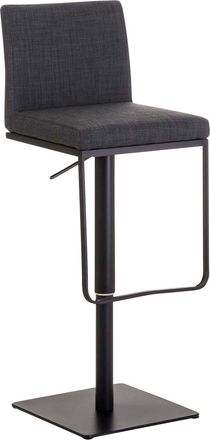 Clp Clp - Taburete De Bar Funda De Tela Panam&aacute; Gris Oscuro Negro