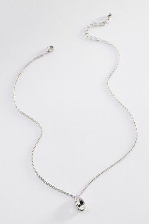 Anthropologie Delicate Bezel Necklace