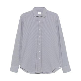 Xacus Klassieke Blauw en Wit Overhemd - Heren - Casual Overhemden - Blauw - XL - Overhemden