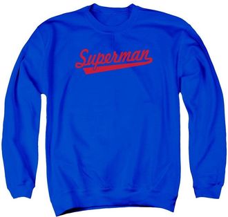 Gildan Superman S Tail Adult Crewneck Sweatshirt