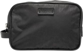 Gucci Pre-owned Nylon Pouch - Dames - Vintage Tassen - Zwart - ONE Size - Nylon - Vintage