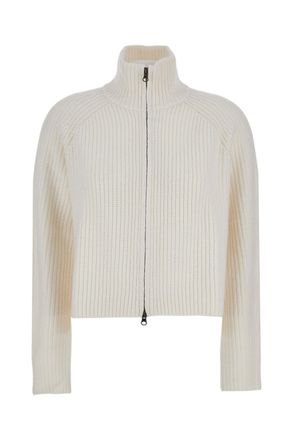 Lisa Yang Heavy-Knit Cashmere Cardigan with Two-Way Zip Closure