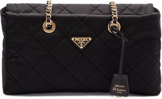 Prada Black Logo Shoulder Bag