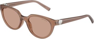 Tiffany & Co. TF4256D Asian Fit 844973 Womens Sunglasses Brown Size 55