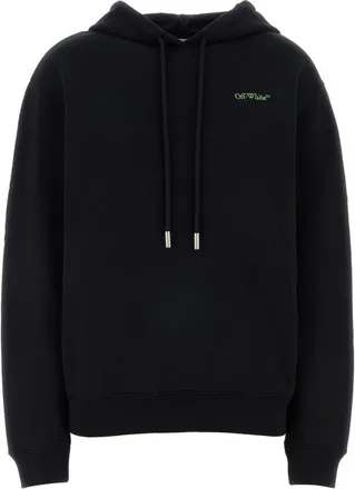 Off-white Black Cotton Sweatshirt