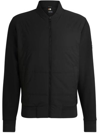 BOSS padded jacket - men - Cotton/Polyester/Polyester - S - Black